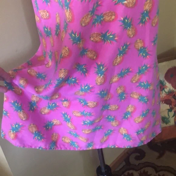 INGEAR RESORT sz XXLarge Pineapple Graphic Tankdress Beach Resort Summer $59 NEW - Picture 13 of 16